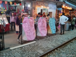 Pingxi - sky lantern marking 2