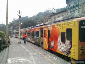 Pingxi - train with murals