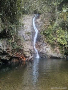 Port Barton - disappointing waterfall