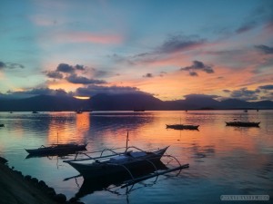 Puerto Princesa - Baywalk park sunset 2