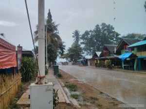 Sabang - thunderstorm in town