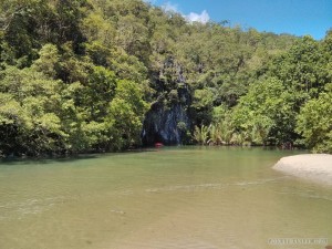 Sabang -  underground river entrance 3