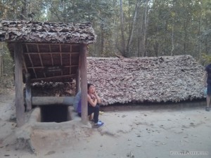 Saigon - Cu Chi tunnels exit