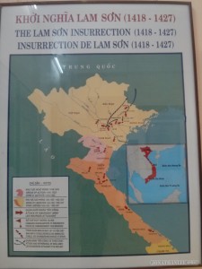 Saigon - Vietnamese history museum battle map