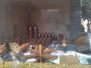 Saigon - War Remnants Museum shells