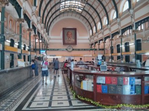 Saigon - post office inside