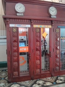 Saigon - post office phone booth