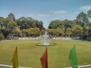 Saigon - reunification palace balcony view