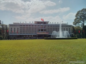 Saigon - reunification palace outside