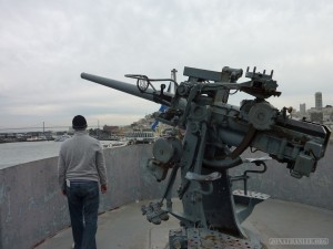 San Francisco - liberty ship gun