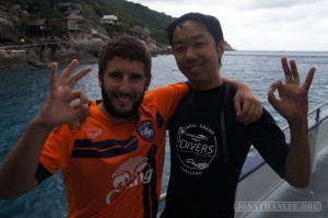 Scuba diving on Koh Tao - with partner