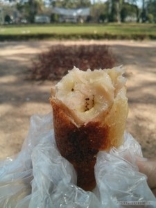 Siem Reap - banana in rice snack