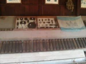Siem Reap - war memorial shells