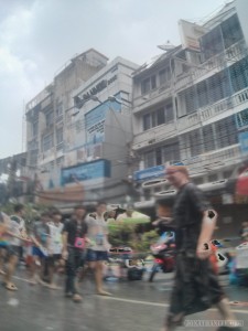 Songkran in Bangkok - Khao San watery bag 1