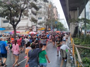 Songkran in Bangkok - Silom approaching 2