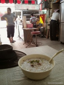 Tainan - milkfish porridge