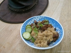 Tainan - pork floss rice