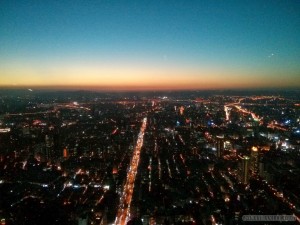 Taipei 101 -  top view nightscape