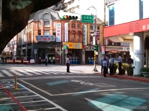 Taiwan National Day - police everywhere