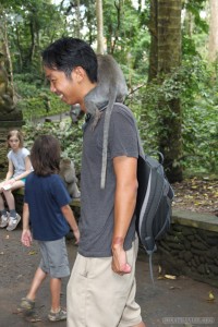 Ubud - with monkey 1