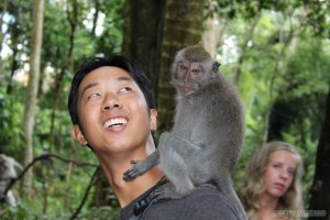 Ubud - with monkey 2