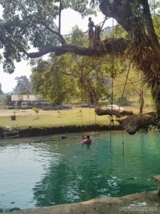 Vang Vieng - Blue Lagoon jump 1