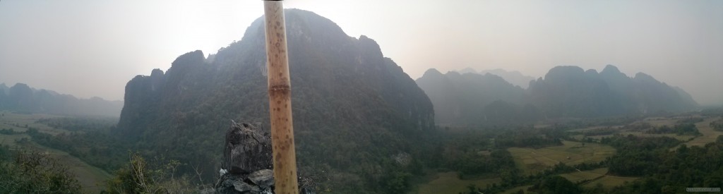 Vang Vieng - panorama Pha Poak peak 2