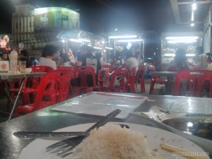 Vientiane - eating out view