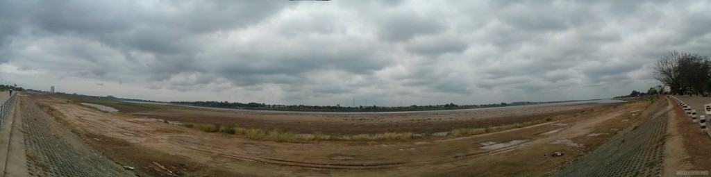 Vientiane - panorama Mekong river view