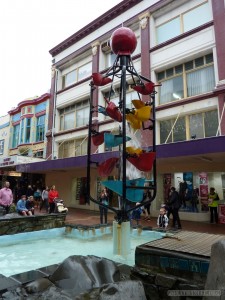 Wellington - bucket fountain