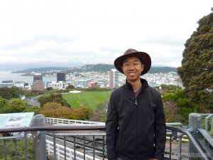 Wellington - cable car top portrait