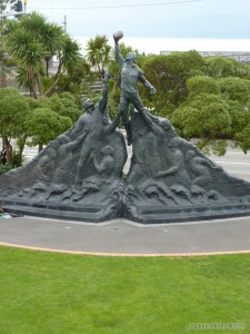 Wellington - ruby statue