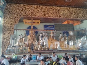 Yangon - Shwedagon pagoda reclining buddha