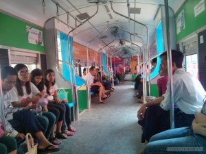 Yangon - railway station circular train